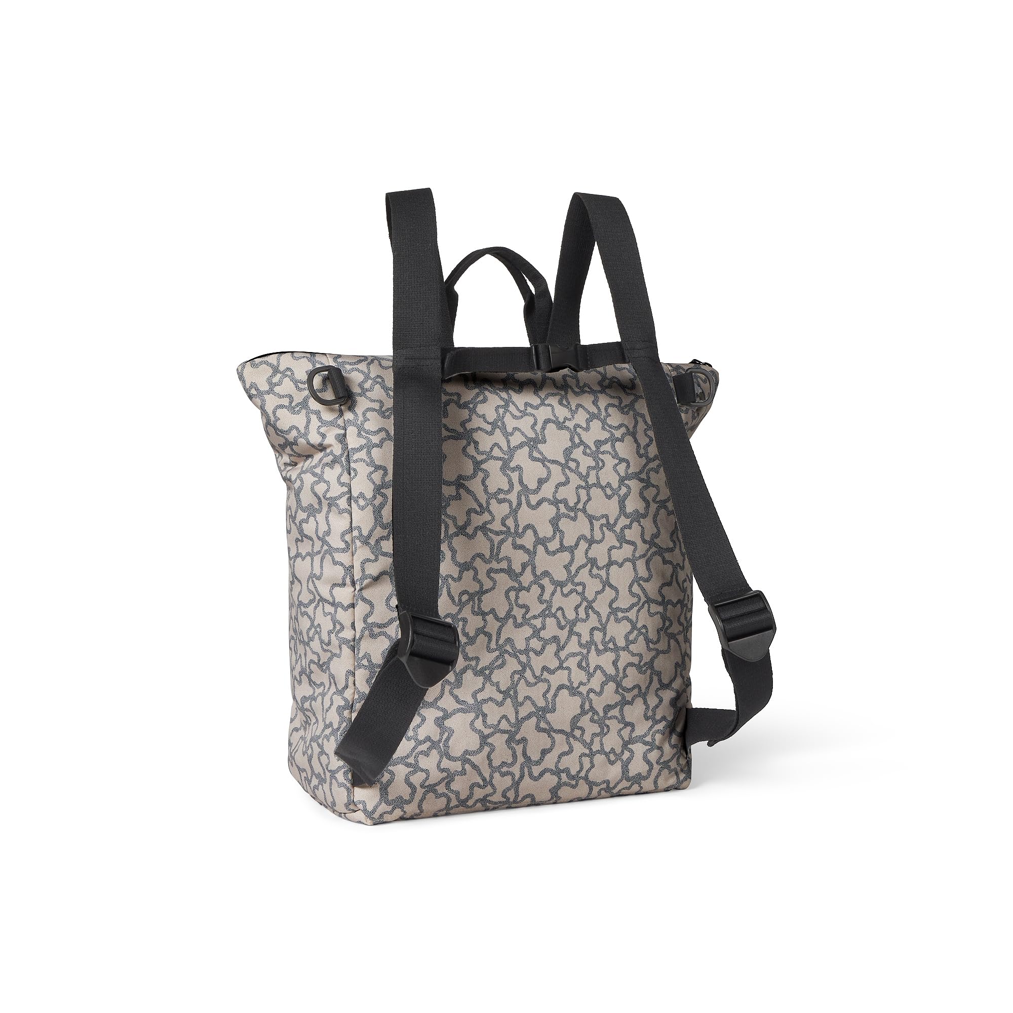 TOUS Bolsa/Mochila de Maternidad con Cambiador de Viaje Kaos, 100% Poliéster (Beige)