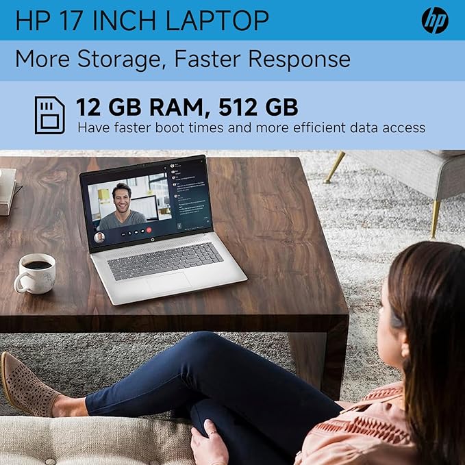 HP Portátil 17.3" HD+, Intel i5-1334U, 12GB RAM, 512GB SSD miniatura 4
