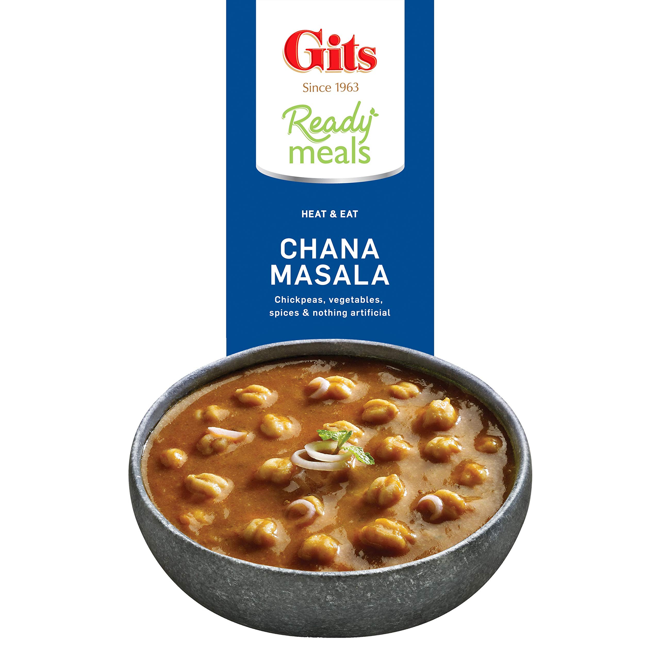 Gits Ready to Eat Chana Masala, Pure Veg, Heat and Eat,1200 g (Pack of 4 X 300g) - Image 7 thumbnail