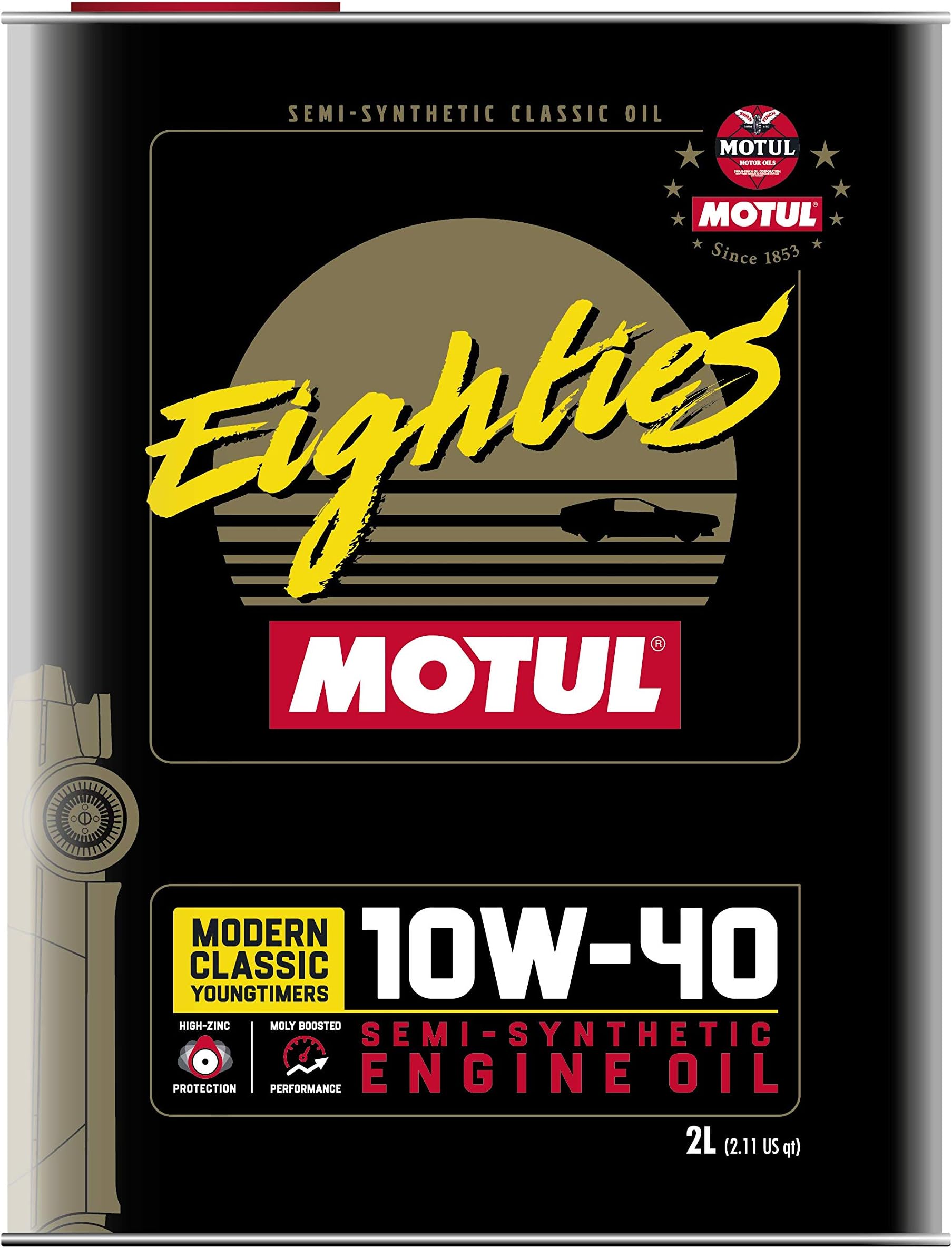 Motul Classic Eighties 10W40 Engine Oil 2-liter
