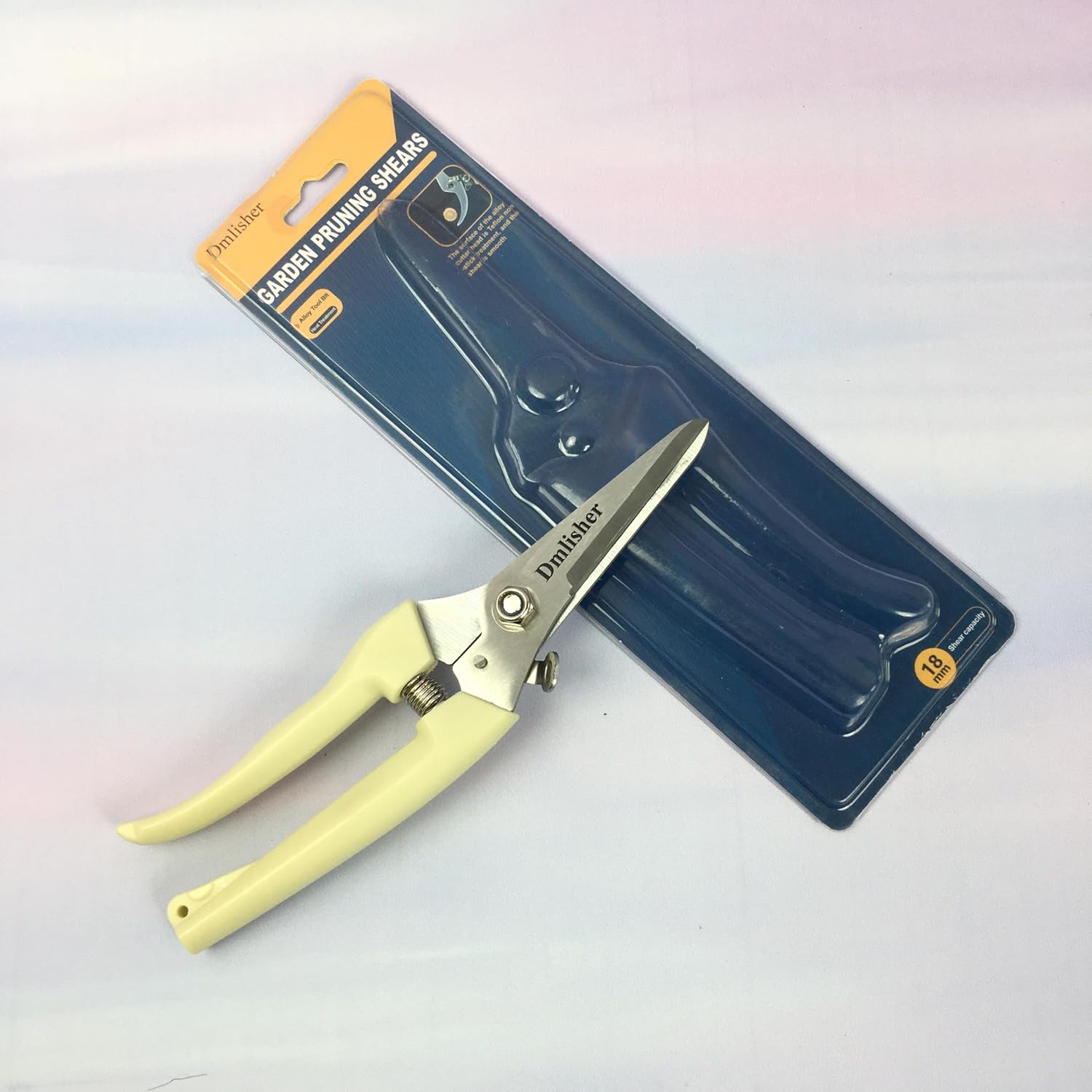Dmlisher gardening shears Stainless Steel Blades with Ergonomic Handles, Heavy-Duty Gardening Scissors for Plants, Branches & Flowers
