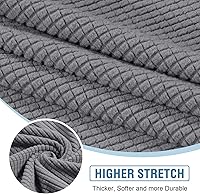 Vista 307 de H.VERSAILTEX 2025 New Sectional Couch Covers 8 Pieces Stretch Sofa Covers for Sectional Sofa Set Separate L Shaped Couch Cover for Both Left/Right