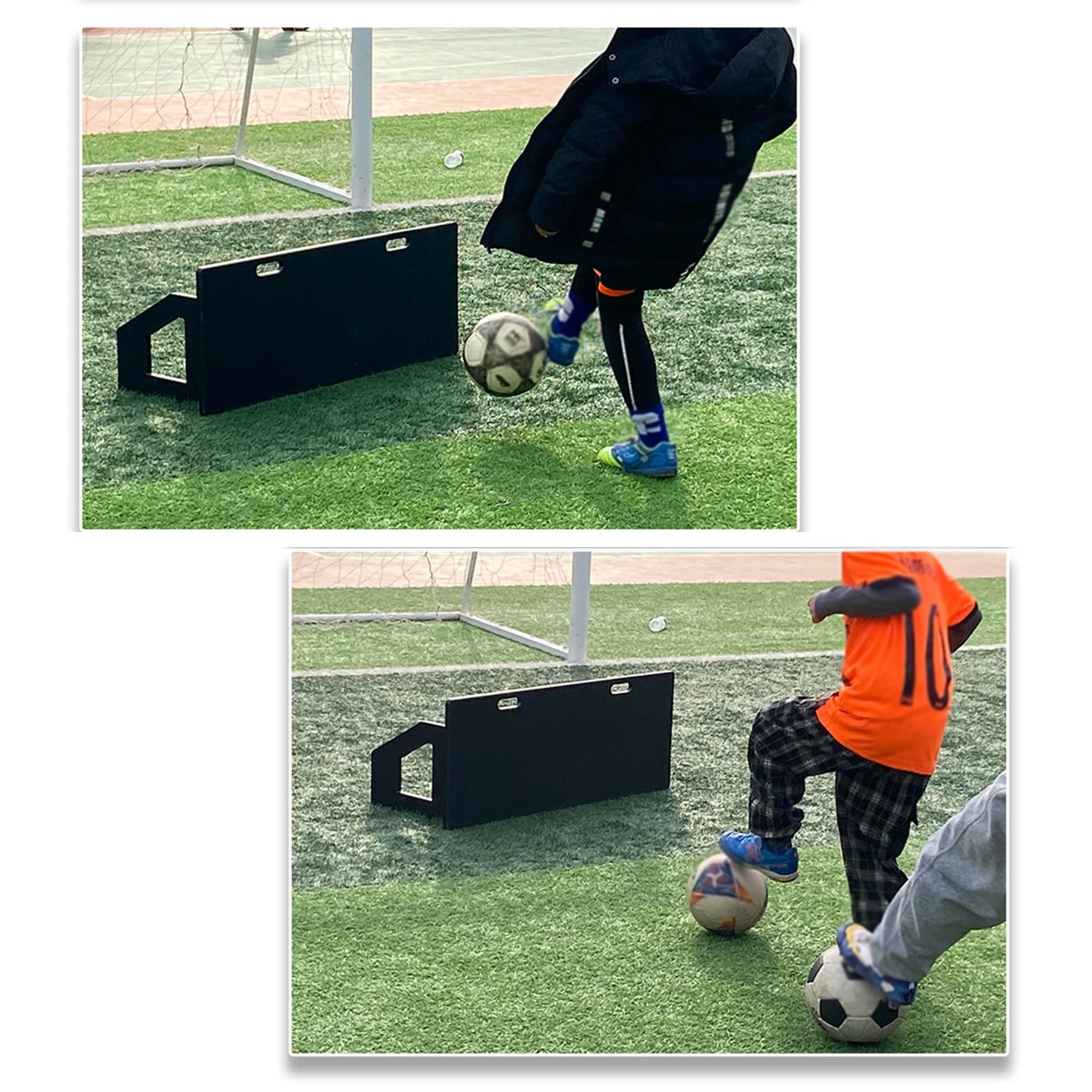 Tabellone di rimbalzo per calcio, stazione di rimbalzo per calcio, attrezzatura pieghevole per allenamento di calcio, muro di allenamento di calcio resistente agli urti, per l'allenamento delle abil