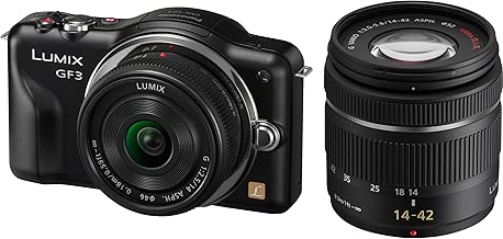 Panasonic Lumix DMC-GF3KEG-K System Camera 12 Megapixel Inch Touch Display with 14-42 mm Lens Panasonic Lumix DMC-GF3KEG-K System Camera 12 Megapixel Inch Touch Display with 14-42 mm Lens