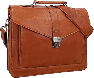 Gusti Eddy M. - Bolso bandolera de piel para portaequipajes, color marrón
