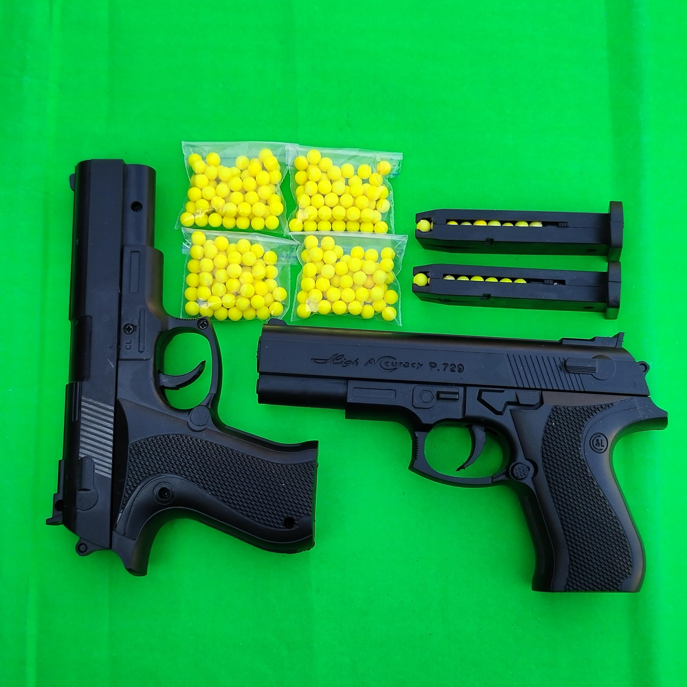 WHEELSQUARE P.729 Toy Pistol Gun with high Accuracy and 200 Bullets Darts & Plastic Bulle (B0D66J9VTN) Amazon Price History, Amazon Price Tracker