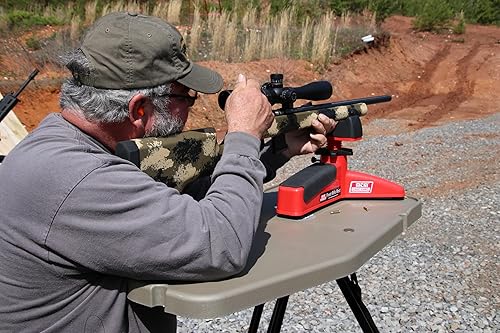 Miniatura 9 de MTM FRR-30 - Soporte delantero para rifle ideal para rifle y escopeta, fabricado en Estados Unidos, color rojo