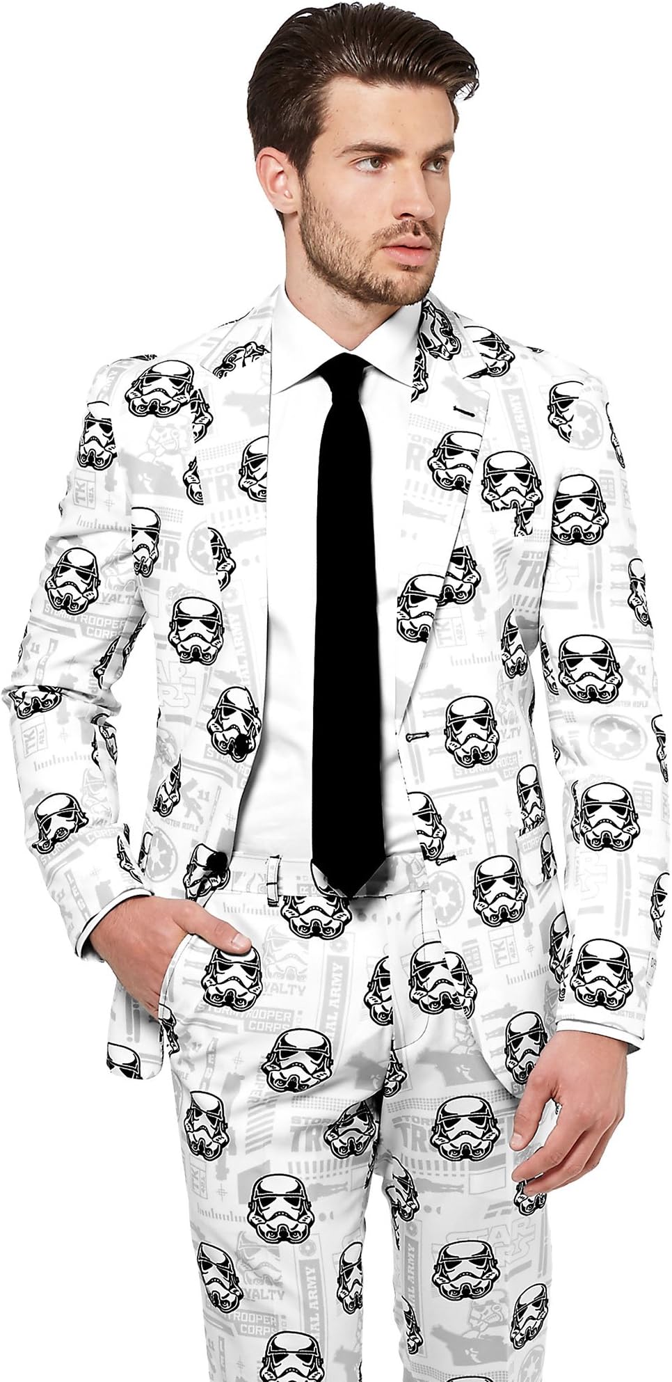 Generique - Stormtrooper Star Wars Opposuits costume for men- L (EU 54)