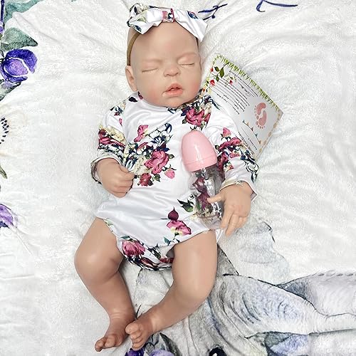 Miniatura 5 de OtardDolls Muñecas de bebé Reborn de 22 pulgadas, muñecas de bebé recién nacidas realistas de silicona completa lavable, muñeca Reborn para niños,