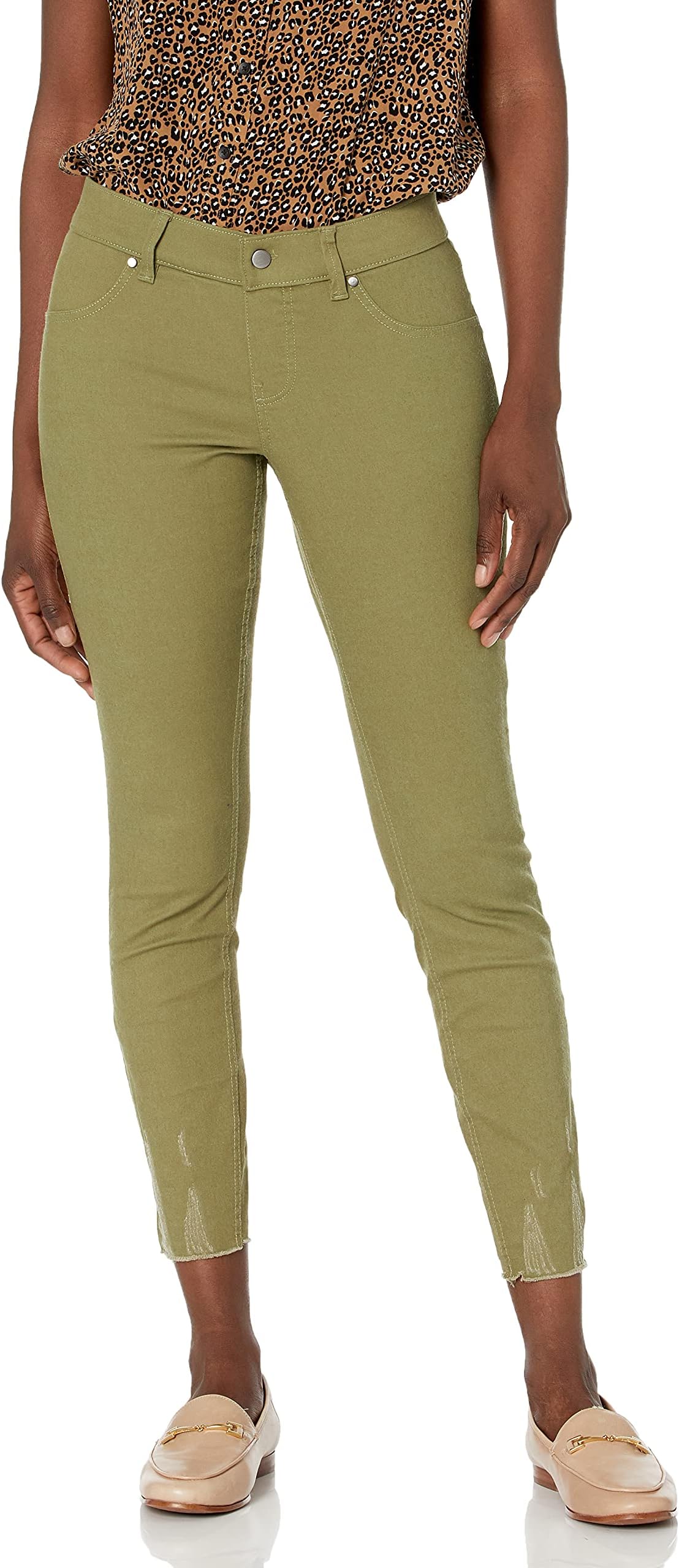 HUE Women's Ultra Soft Denim Jean Skimmer Leggings, Assorted