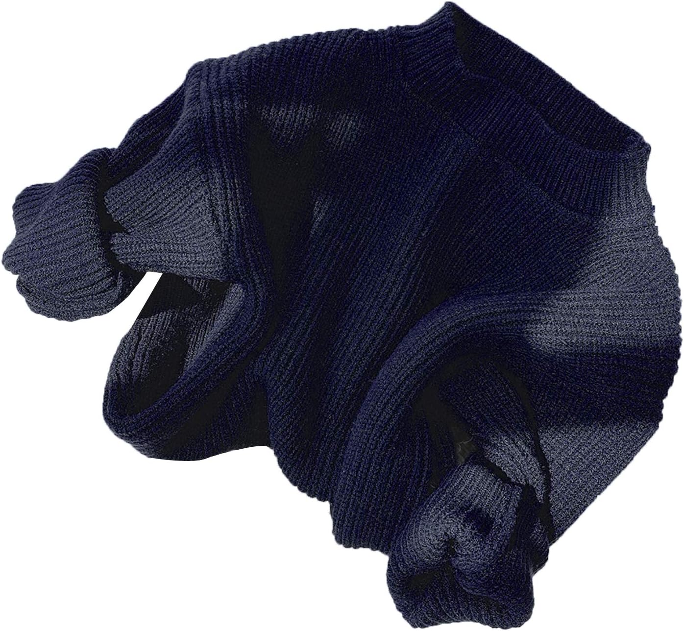 Infant Toddler Baby Girls Boys Knit Sweater Blouse Causal Warm Long Sleeve Pullover Top Fall Winter Clothes (B-Navy Blue, 6-12Months)