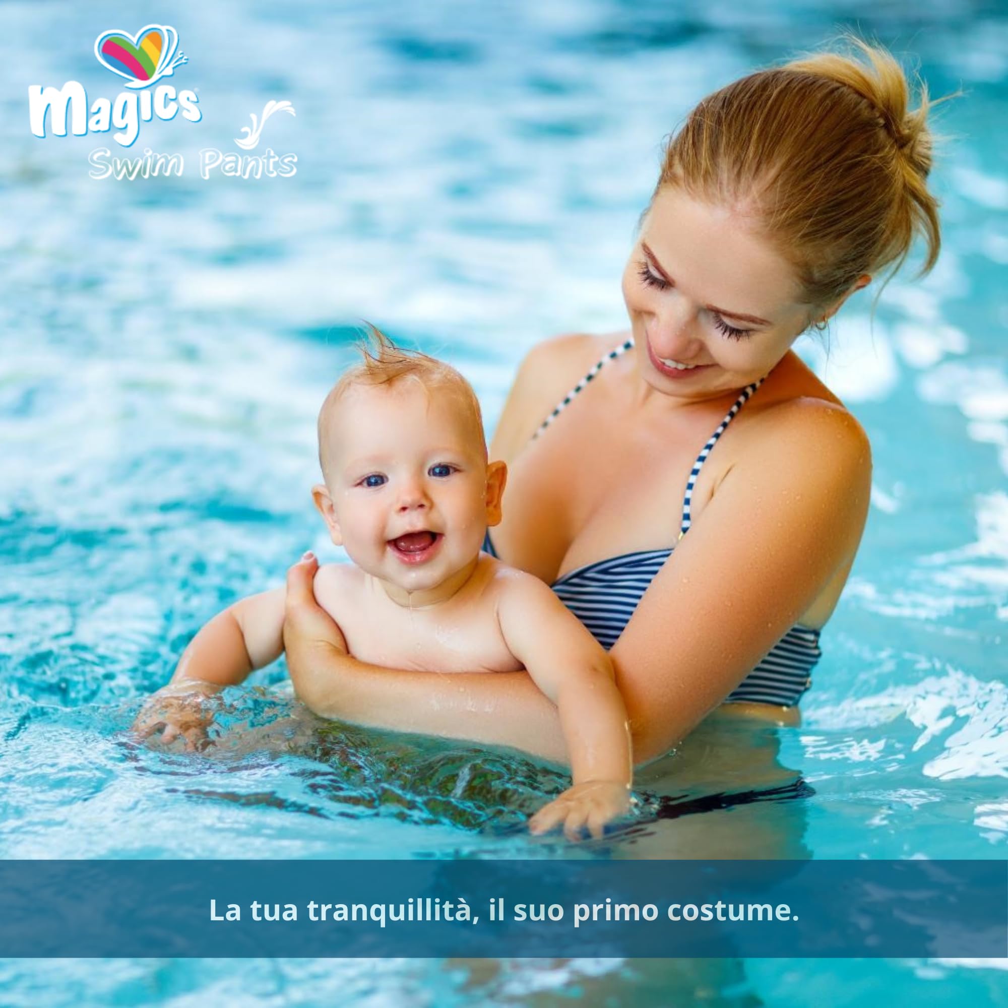 Magics Swim Pants Pannolini Costumino Taglia M 9-15kg 11 Pannolini Acquatici