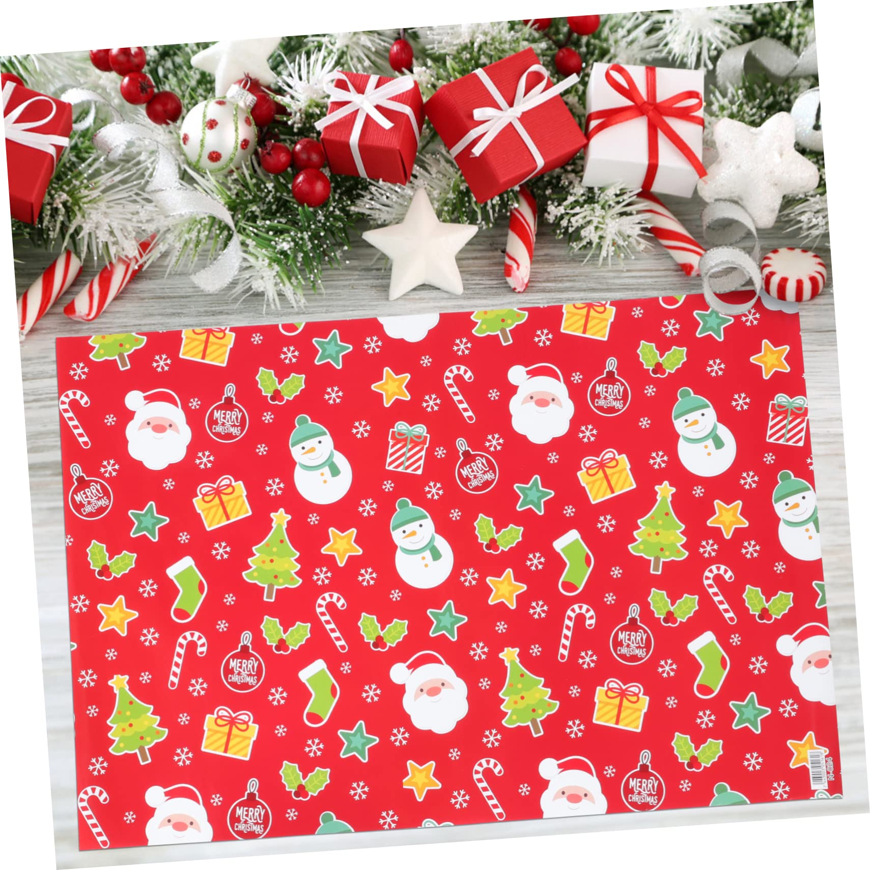 Amazon | VILLFUL クリスマス包装紙 3ロールセット 紙素材 長持ち