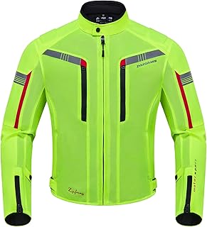 Motorcycle Jacket Men CE Certified Mesh Jacket Summer Breathable Reflective Lightweight Protective Motorcycle Jacket