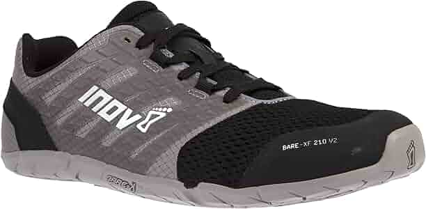 Amazon.com | Inov-8 Bare-XF 210 V2 Grey/Black 5.5 Standard
