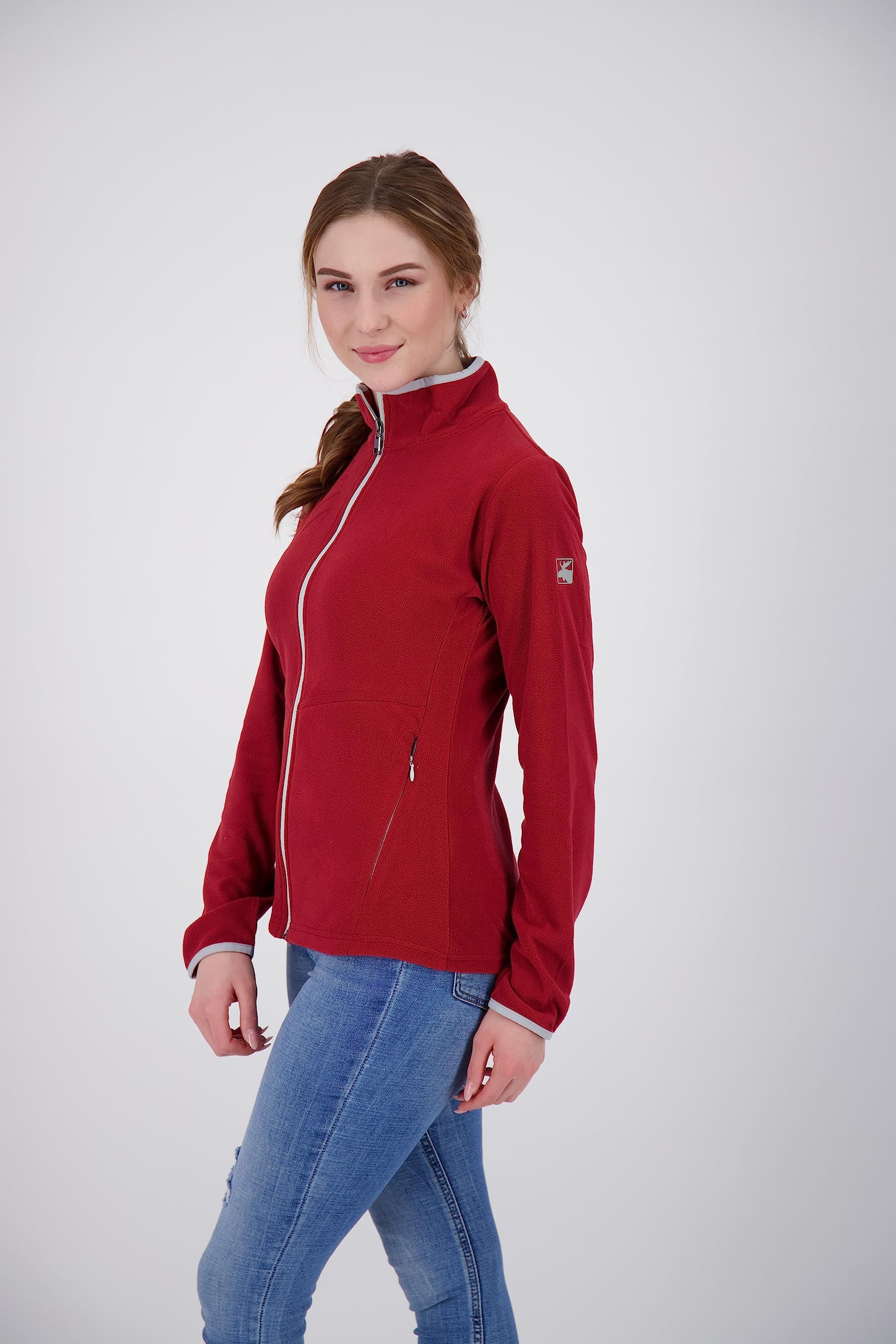Kurtka polarowa Kobiety Damska Miękka Kurtka Polarowa Polarowa Kurtka Przejściowa Windbreaker Z Zamkiem Błyskawicznym Na Całej Długości Decorah