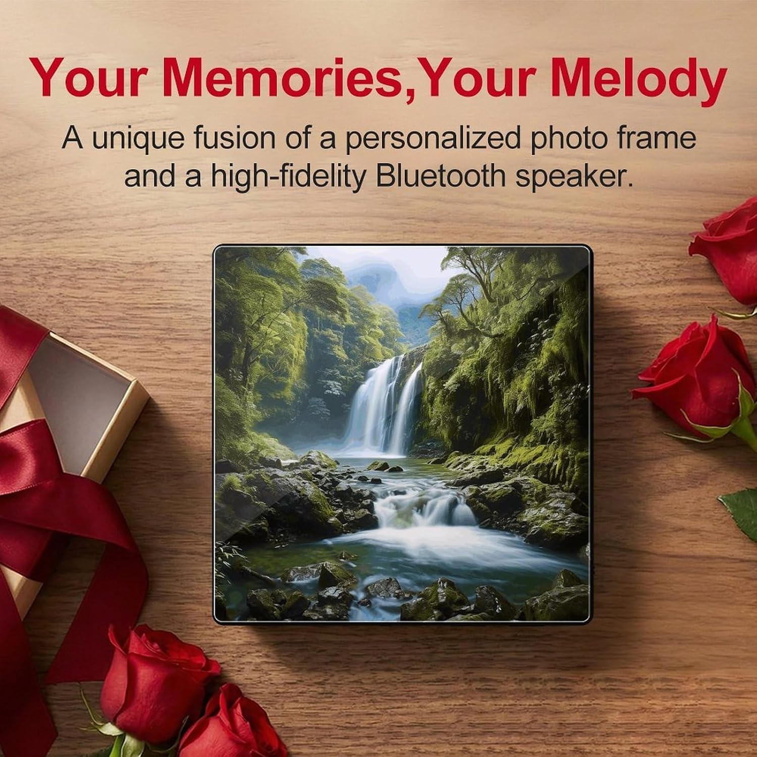 Music Fridge Magnet, Acrylic Magnetic Bluetooth Speaker MP3 Player image 5