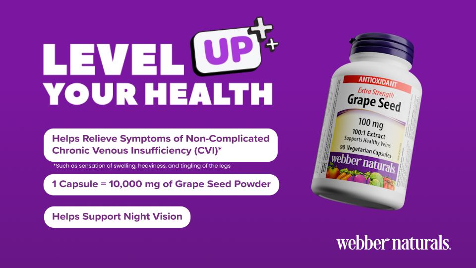 Webber Naturals Grape Seed Capsules