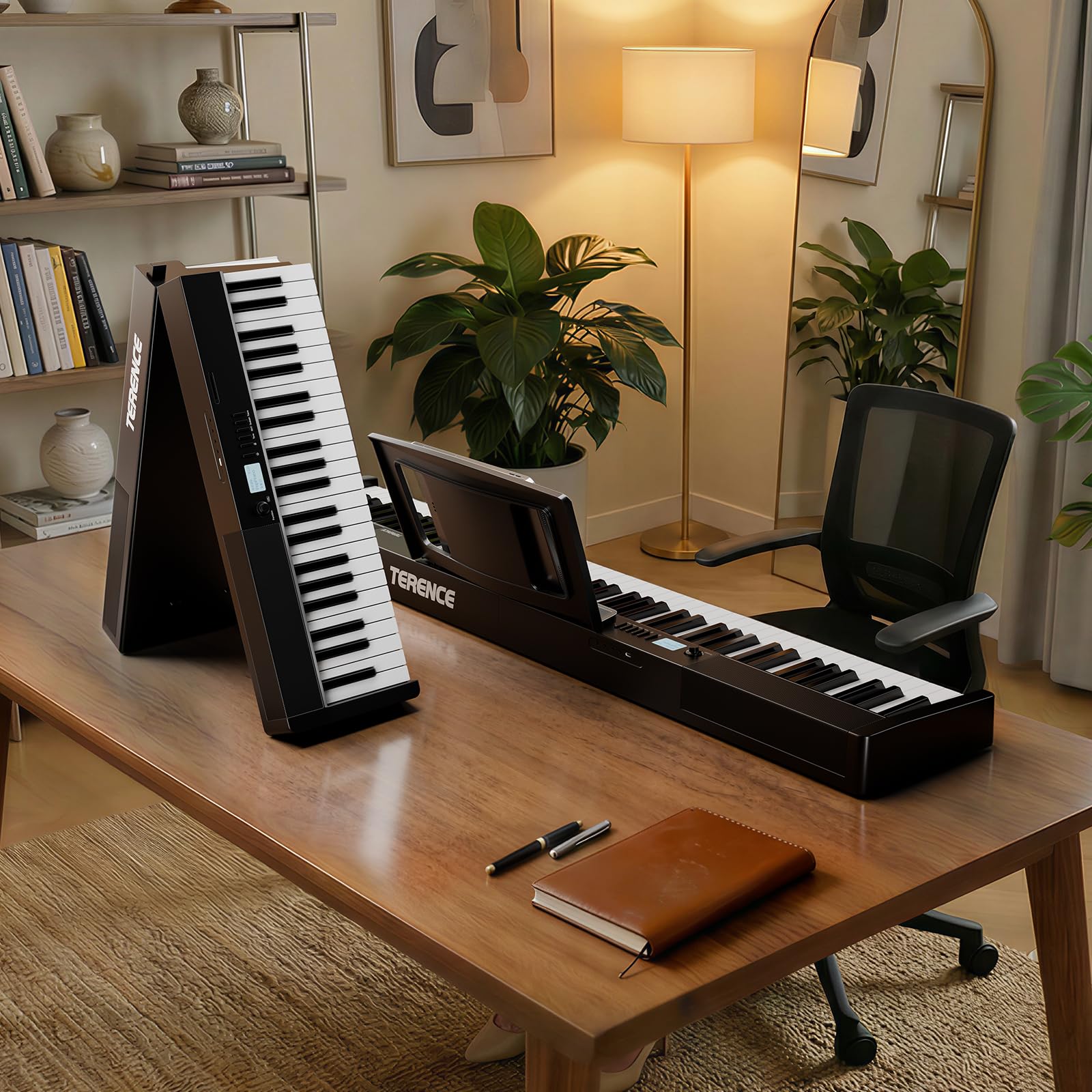 TERENCE V30 Folding Piano 88鍵盤 Amazon.com: TERENCE V30 Portable Digital Piano 88 Key Weighted