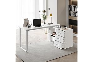 ARTPOWER Executive Corner Desk for Modern Homes and Offices