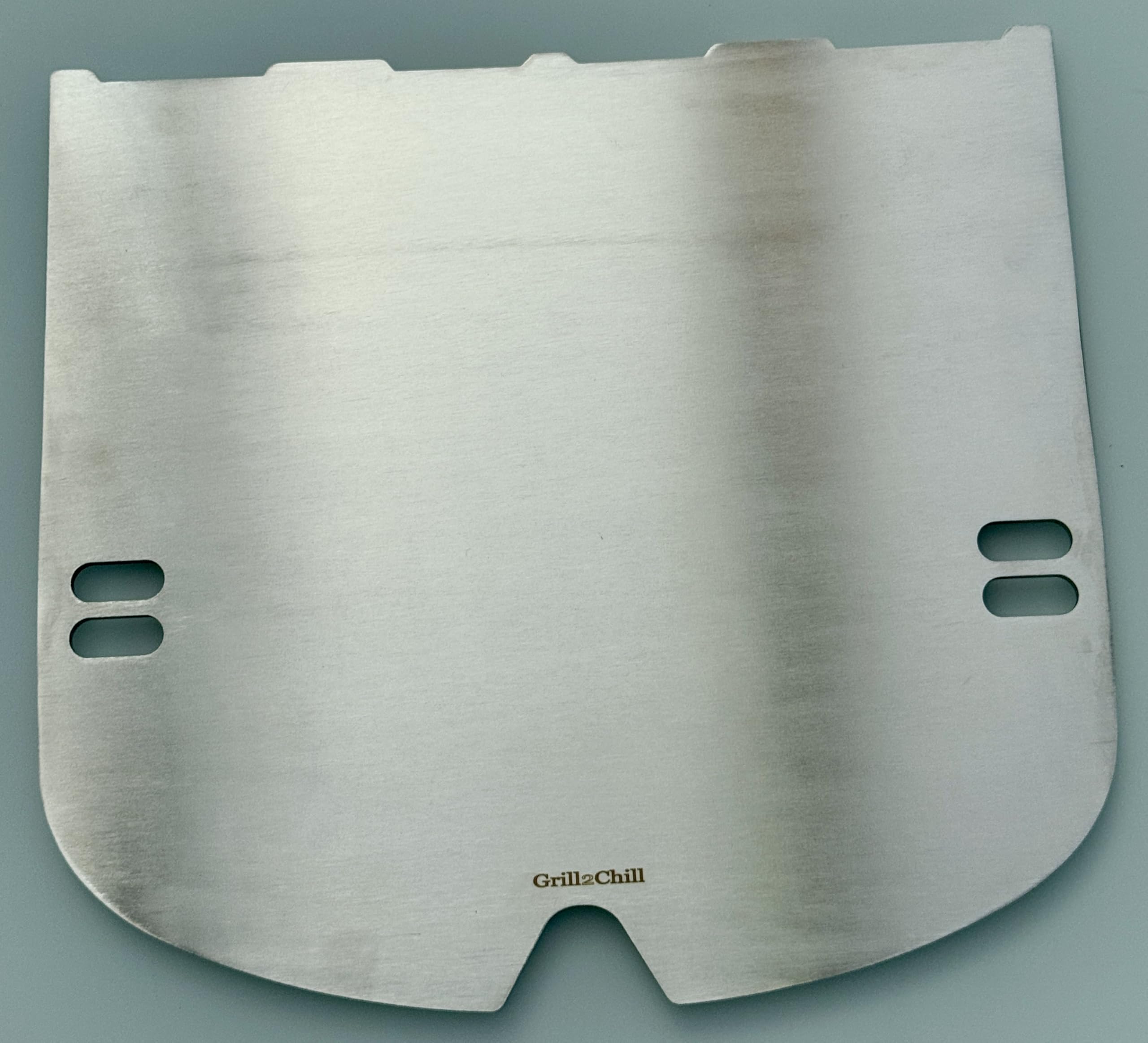 Grillplatte/Plancha Edelstahl V2A 1.4301 Ersatzrost passt für Grill WEBER TRAVELER + TRAVELER STEALTH EDITION/SUPER PREMIUM DELUXE Version/brachiale 5-5,2 mm Materialstärke / 4 kg Gewicht