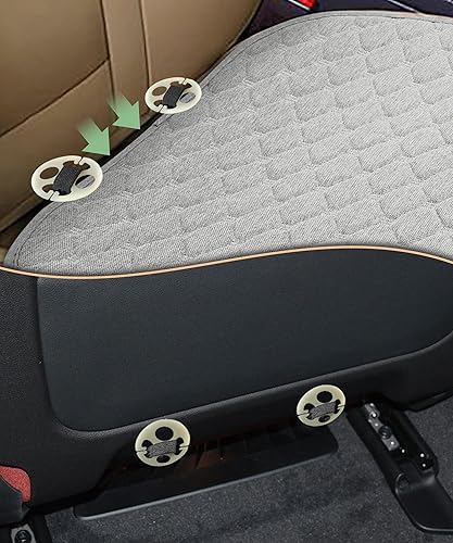 Miniatura 6 de Zlirfy - Juego de 12 fundas de asiento de automóvil, ganchos de metal para placa de ciruela, accesorios de funda de asiento de automóvil, 6 fundas