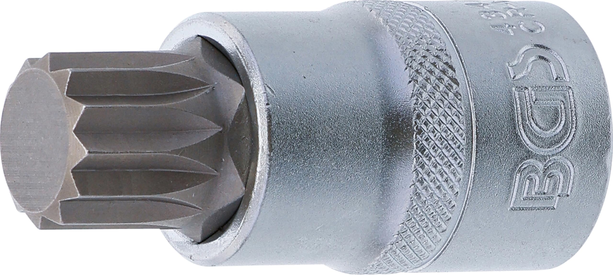 BGS 4347 | Bit Socket | 12.5 mm (1/2") Drive | Spline (for XZN) M18