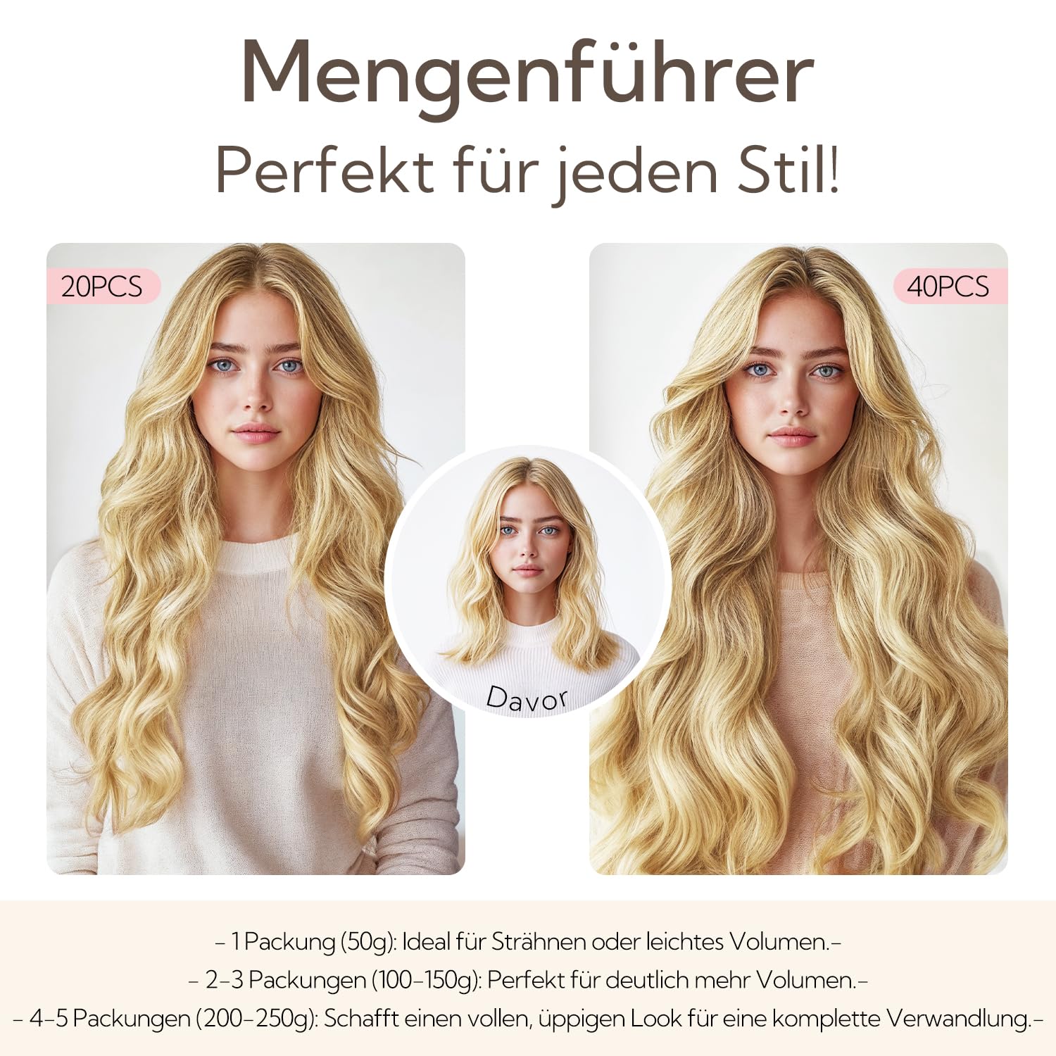 Hotbanana Extension Capelli Veri Biadesivo 40cm | Extension Biadesive Capelli Veri Lisci Remy Ombre Biondo Cenere a Biondo Platino Tape in Hair Extensions Capelli 20PCS 50g