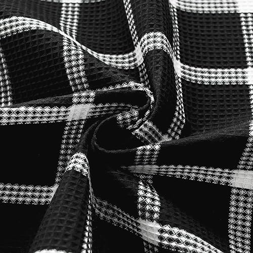 Miniatura 6 de Chassic Mantel rectangular suave de 60 x 84 pulgadas, tela lavable y resistente a las arrugas, mantel a cuadros para mesas de comedor, fiestas de