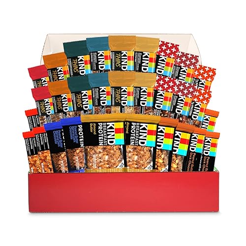 Kind Deluxe - Paquete de cuidado de aperitivos variados 30 unidades Paquete de cuidado de aperitivos saludables mezcla de variedades de barras de