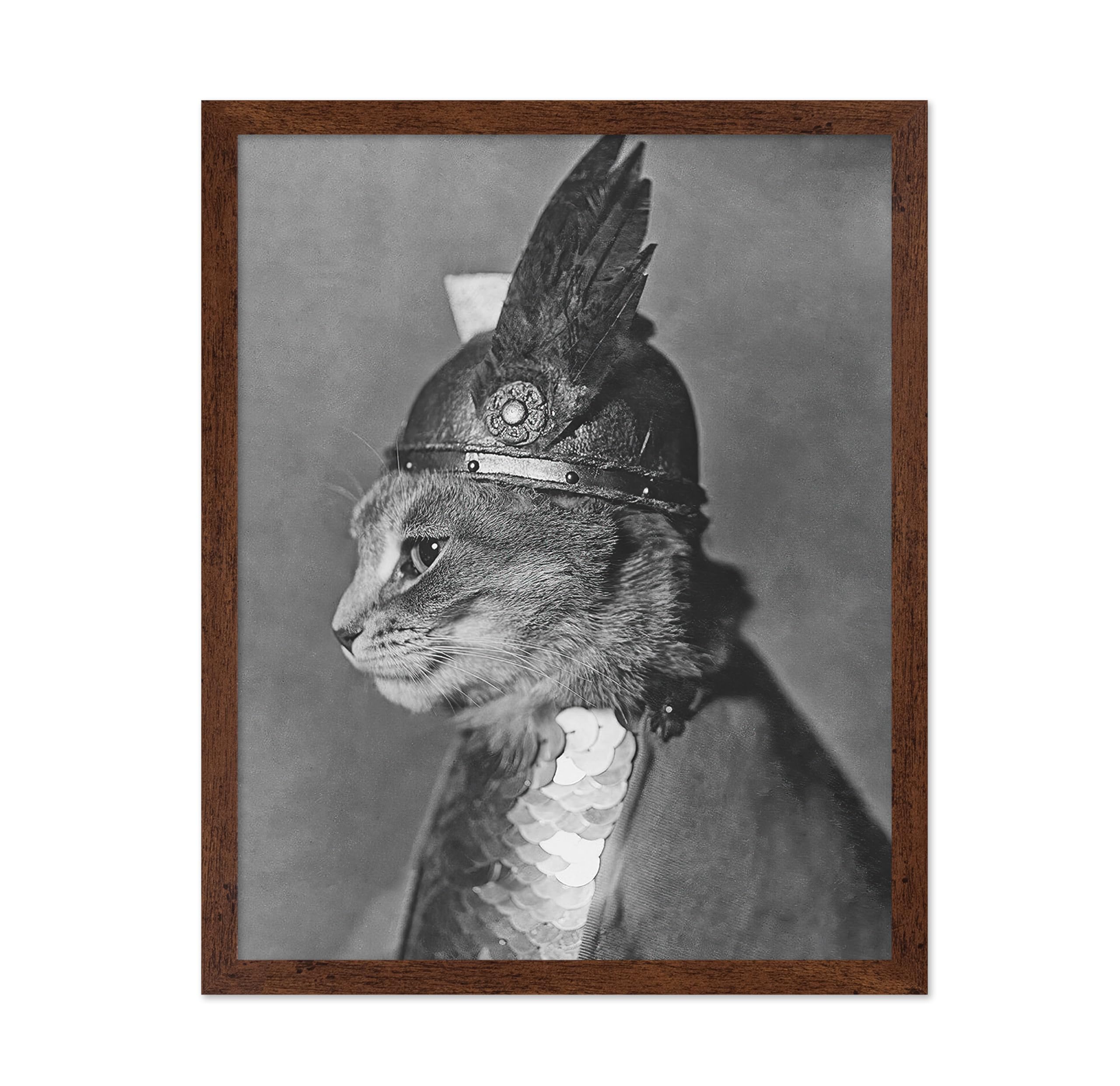 Amazon.com: Poster Master Vintage Armored Cat with Winged Helmet