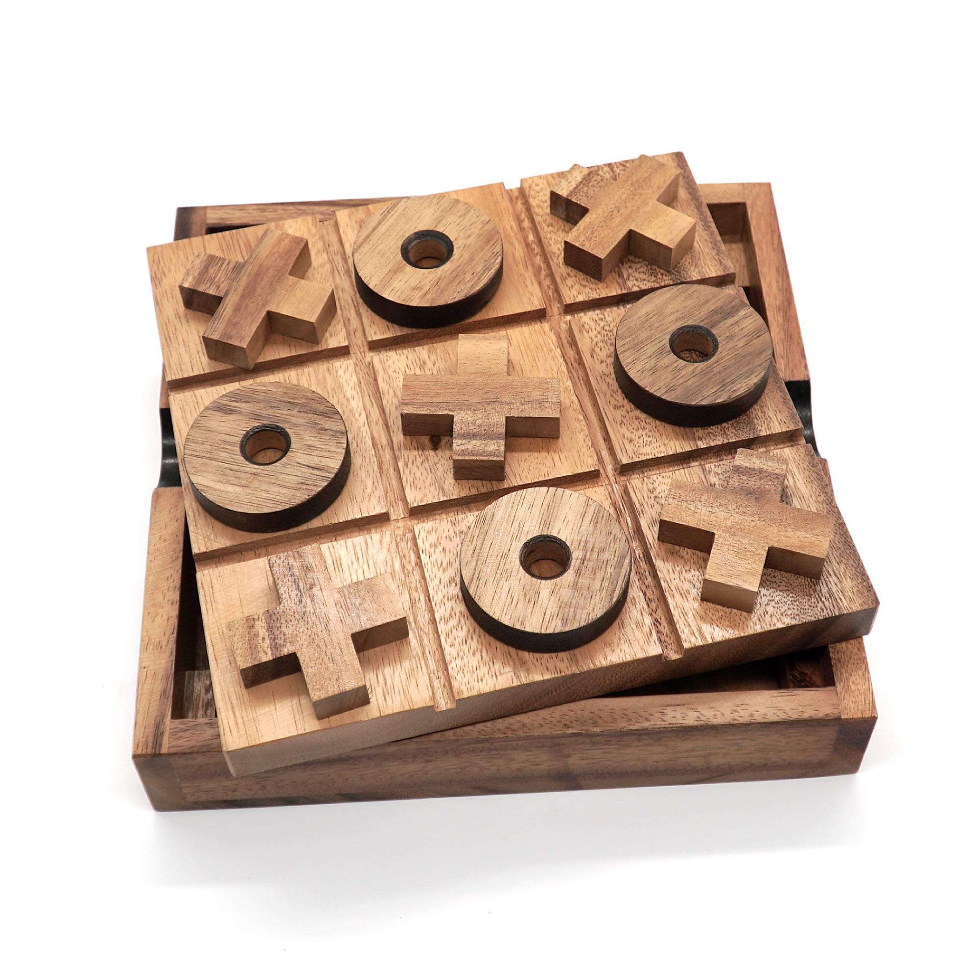 Amazon.com: BSIRI Tic Tac Toe Board Game Wooden for Kids Family TicTacToe  Coffee Table Living Room Decor (Extra Large) : Toys & Games