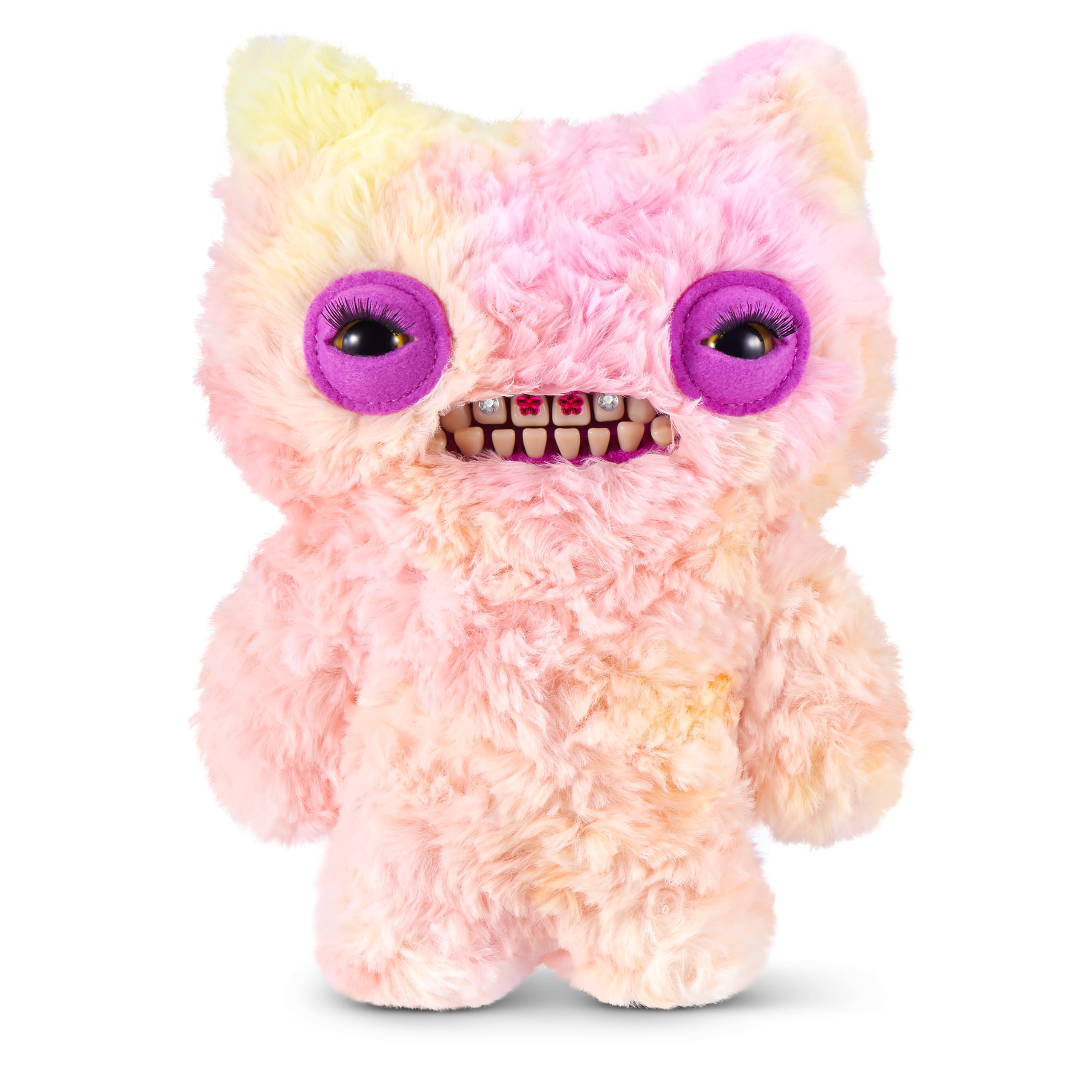 Fuggler Baddies Fuggs 9 Inch Plush Collectible Toy (Munch Munch) by ZURU Featuring Funny Ugly Monster Designs with Fierce Attitude, Bold Style, Unsettling Expressions, and Chaotic Personality for Fans