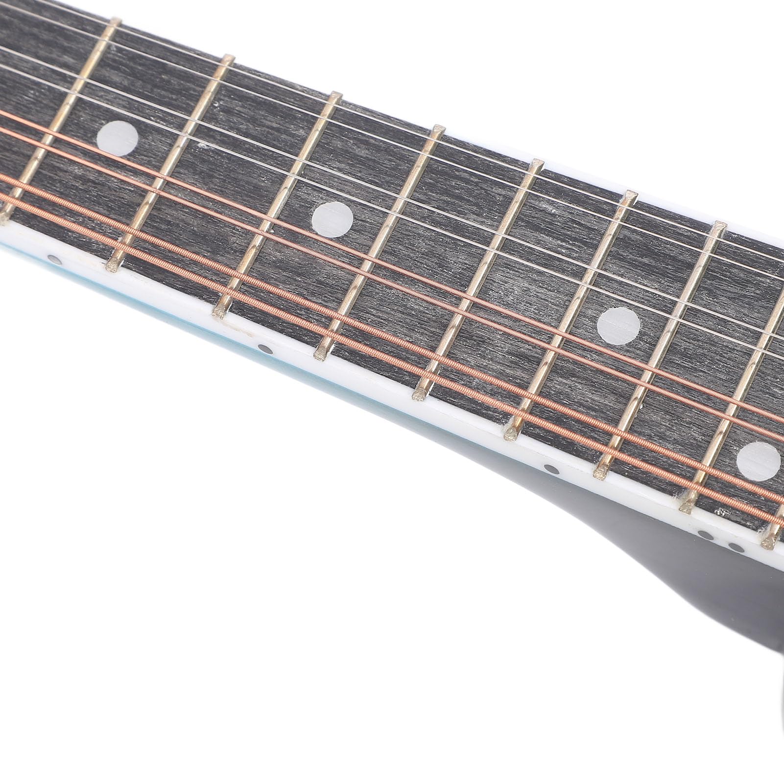 Eujgoov Strumento Mandolino a 8 Corde in Tiglio Verde Pietra, Lucido, Delicato Al Tatto, Scorrevole Senza Ferire la Mano, Scelta Adatta a Principianti e Musicisti Esperti
