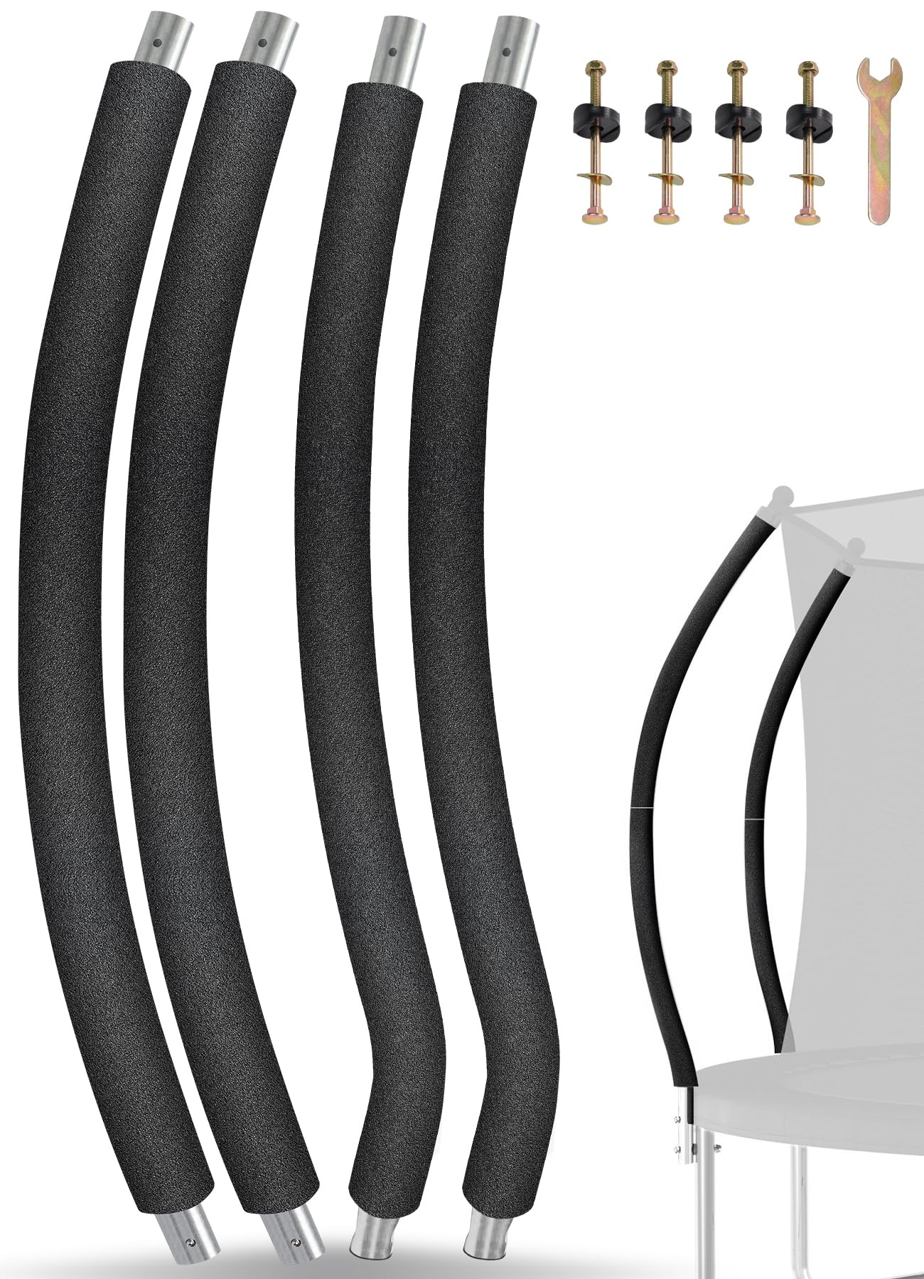 Trampoline Poles Replacement for Skywalker Or Jumpzylla Trampoline Net