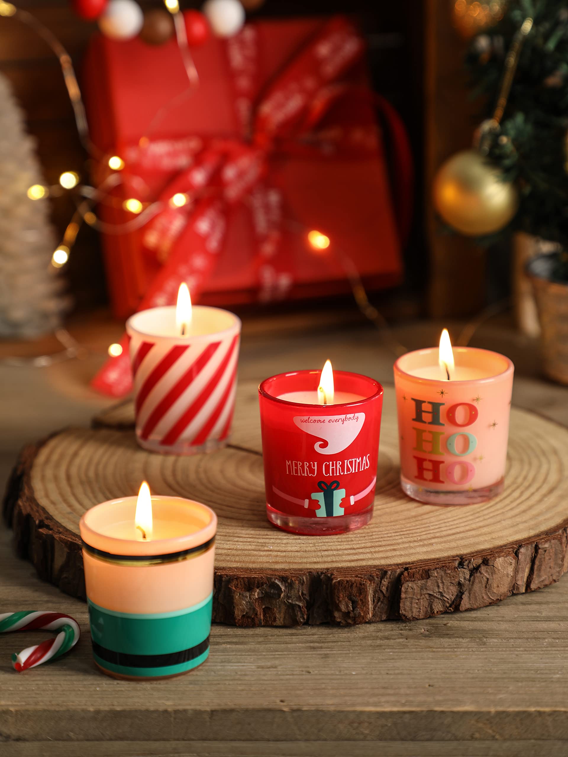 12 Days Christmas Scented Candles, Advent Calendar Candle Gift Sets, 12PCS 1oz Soy Candles, Christmas Candle Gift Set for Women - Image 4