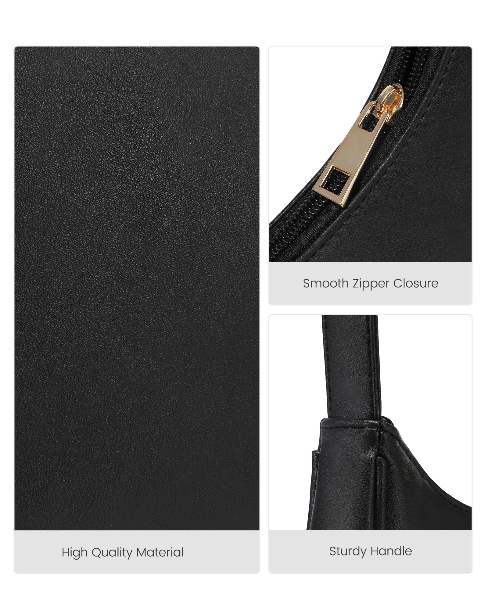 LOVEVOOK sac À Main, Borsa a Mano Donna, 3pcs Set