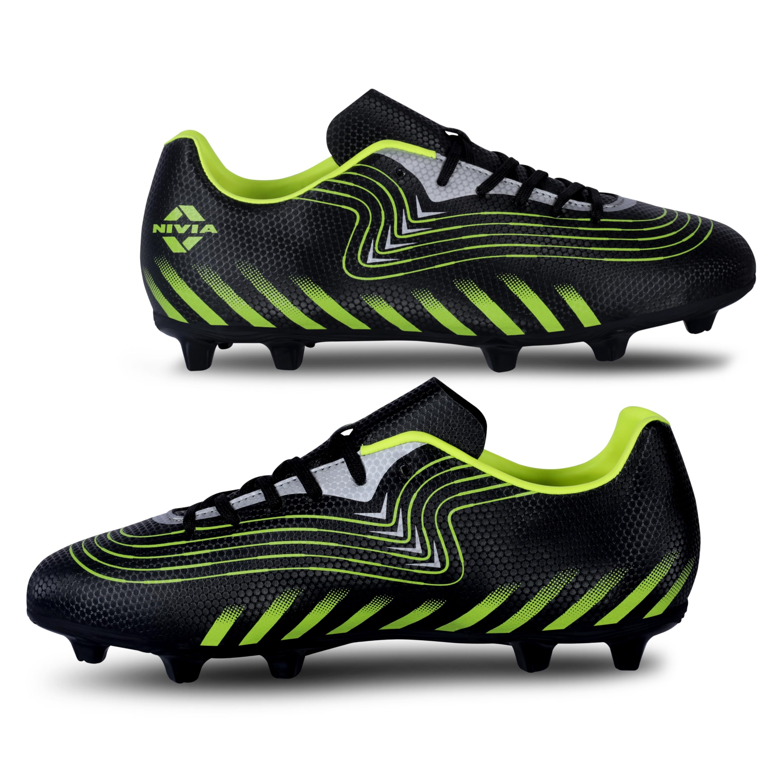 Nivia Kinatic Football Stud Shoe for Men/Sports and Soccer Shoe/Comfortable and Lightweight/Size-11 (Black) (B0CCYLJRM3) Amazon Price History, Amazon Price Tracker