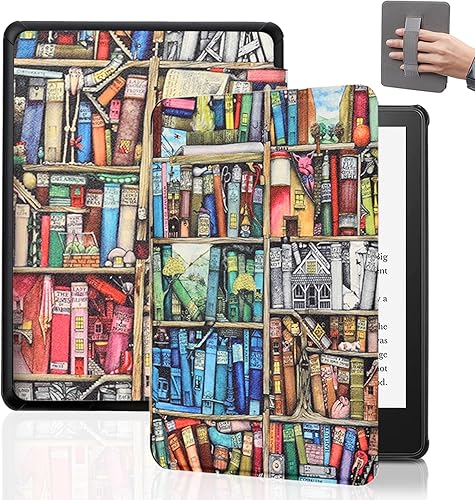 SCSVPN Funda para Kindle Paperwhite de 6.8 pulgadas 11 generación-2021 y Kindle Paperwhite Signature Edition - Funda inteligente de piel sintética