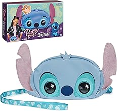 Purse Pets, Disney Stitch Officially Licensed Interactive Pet Toy & Girls Purse, 30+ Sounds & Reactions, Crossbody Bag, for Kids
