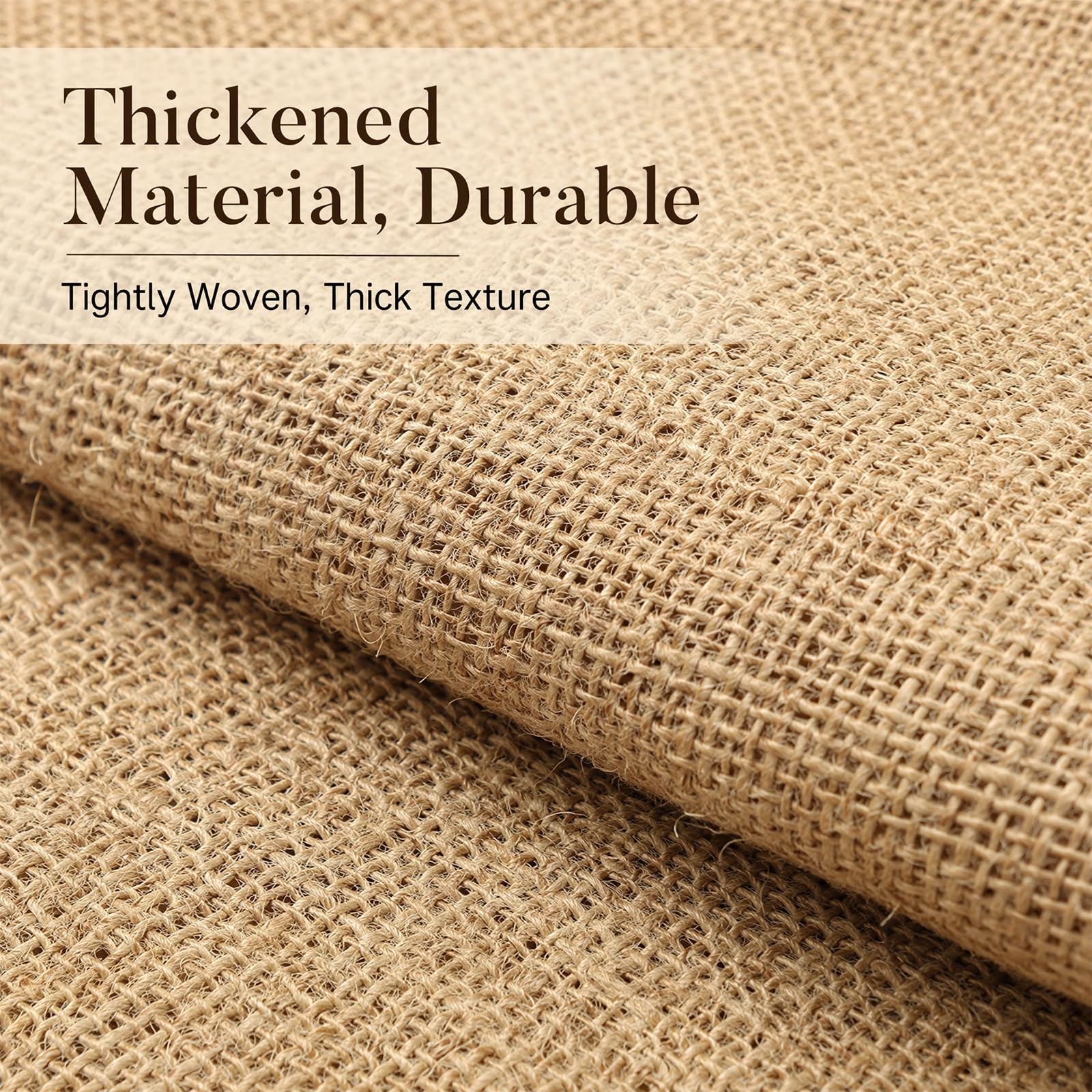 Tessuto di iuta naturale al metro, tessuto di iuta per bricolage, coperta di iuta in fibre naturali, 280 g/m², per casa, giardinaggio, accessori per feste, progetti fai da te (iuta, 500 x 160 cm)