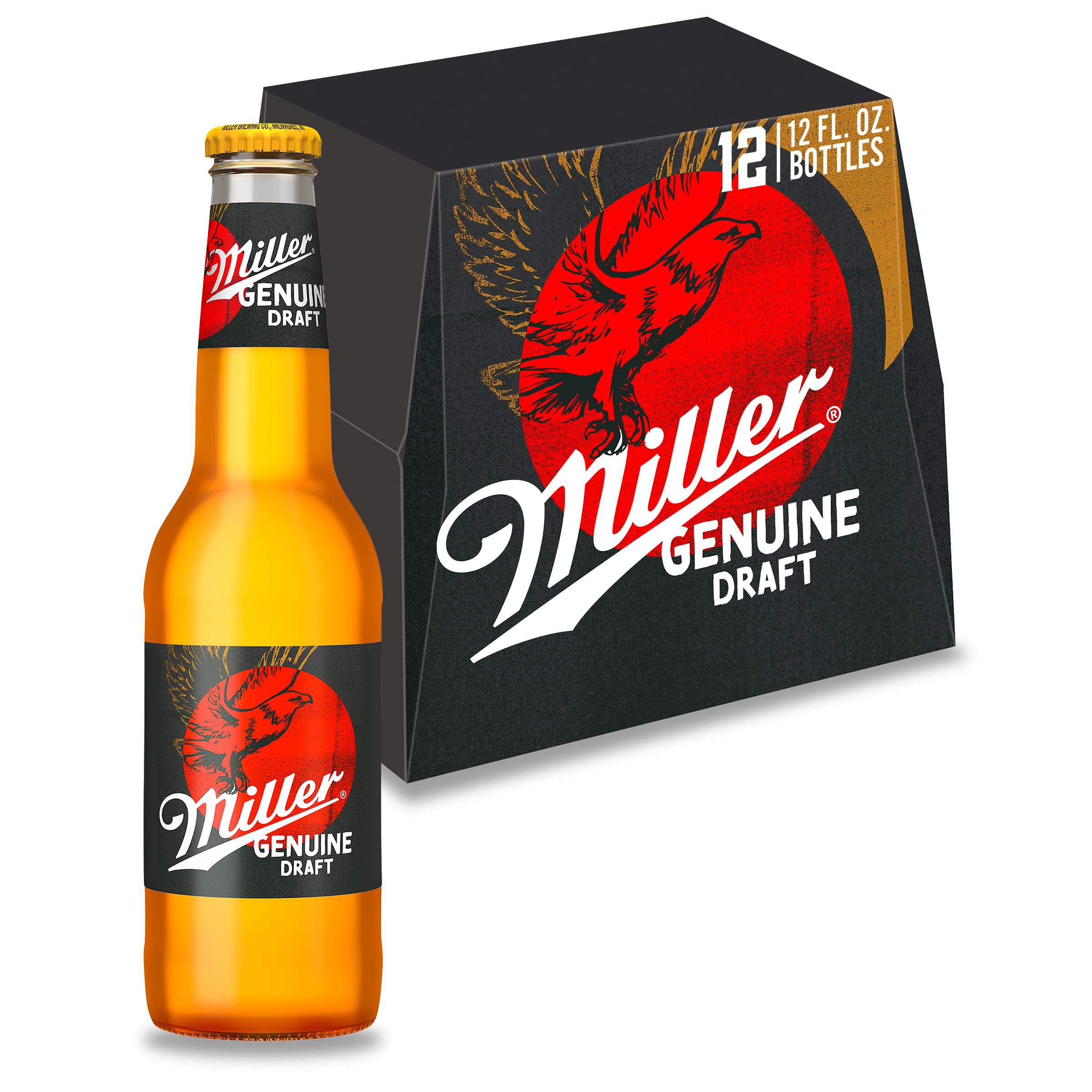 Amazon.com: Miller Brewing, Draft, 12pk, 12 Fl Oz : Grocery