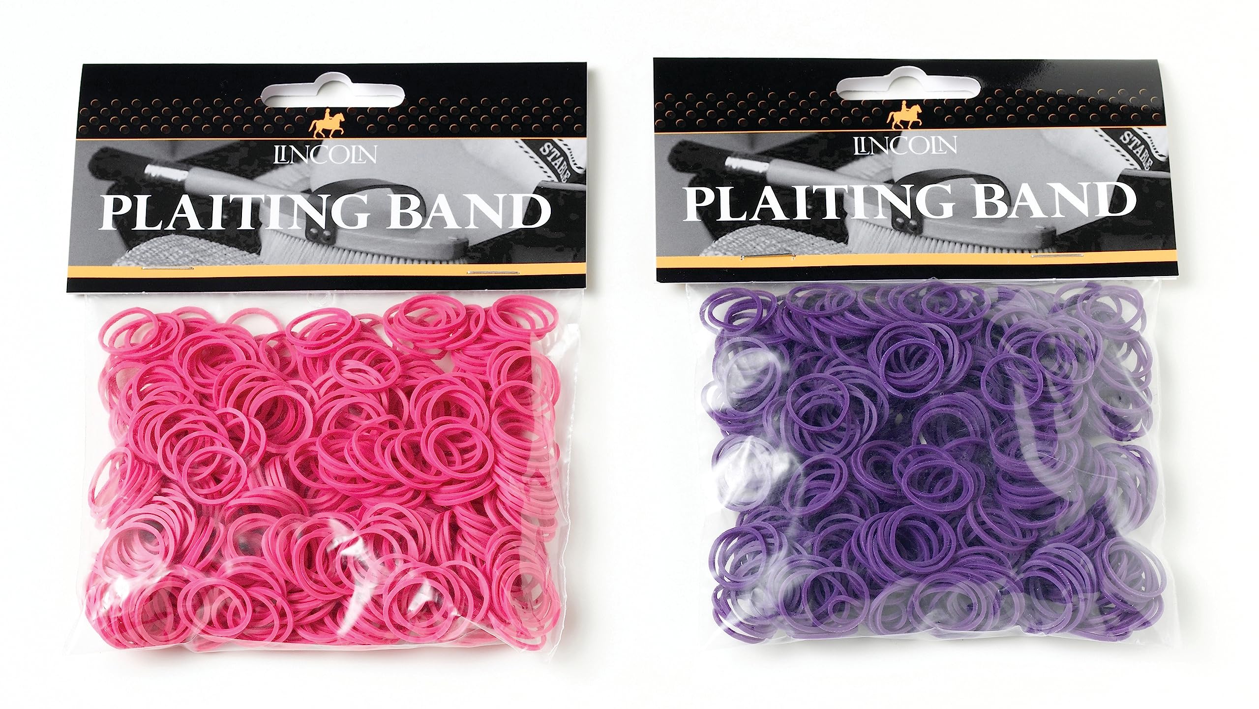 Lincoln Plaiting Bands - Purple