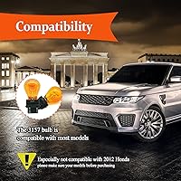 Vista 7 de 10 Piezas Bombilla de Luz 3157, Bombilla Miniatura 3157 Mini Bombilla, Luz de Freno Automotriz Señal de Giro Marcador Lateral Bombilla de Luz