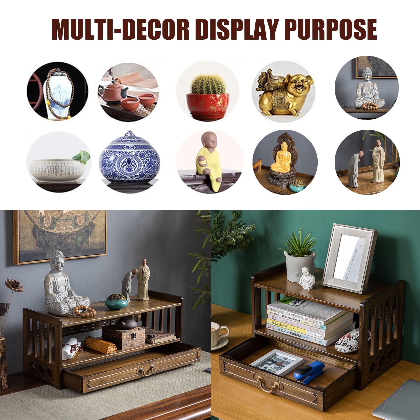 Altar Table Personal Shrine Household Solid Wood Offering Table, Modern And  Simple, Antique Style, God Of Wealth Buddha Niche, Incense Table, New  Chinese Style, Economical Nave Offering Table Meditati Mandir Temple For, image size:1600x1600