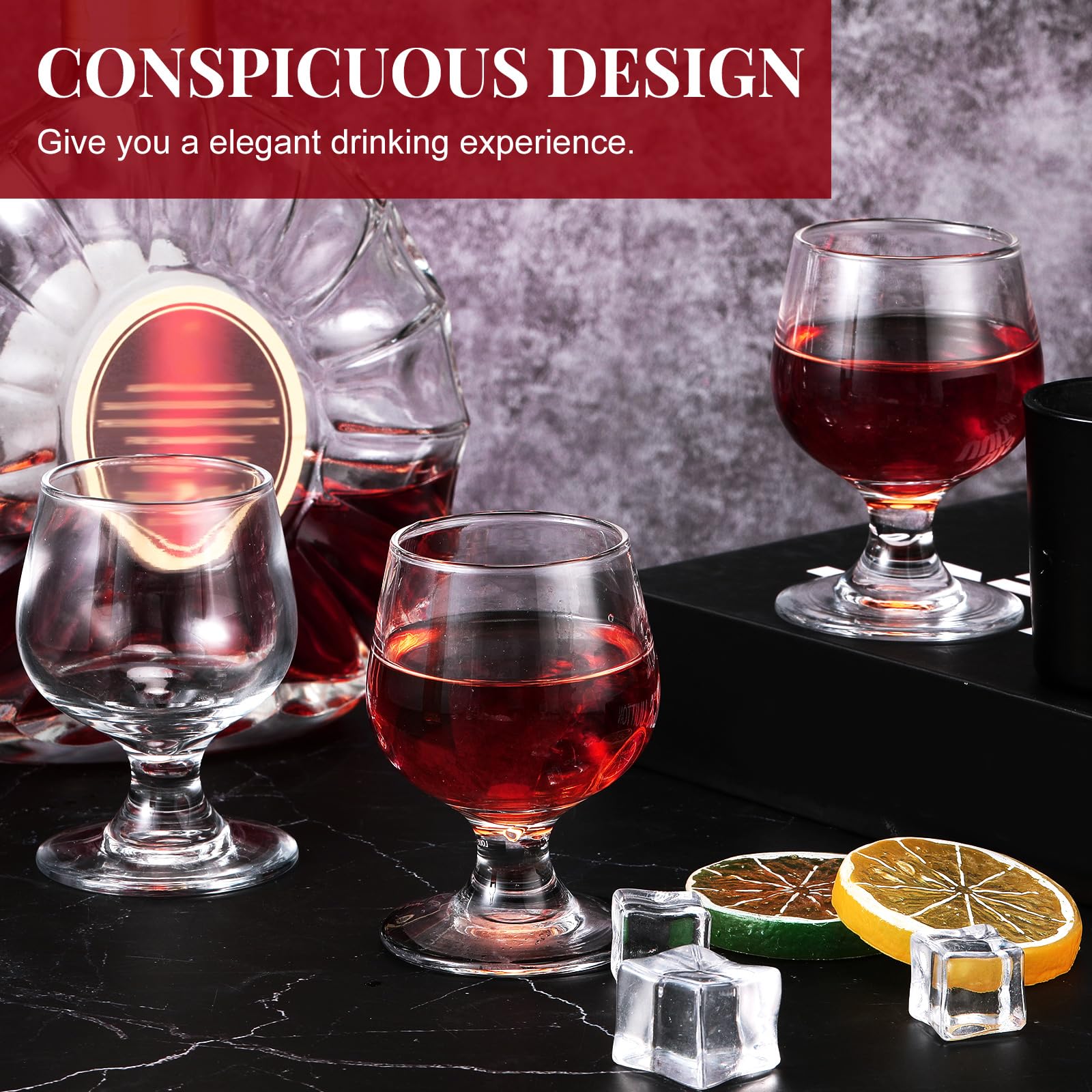 Lot de 24 mini verres à liqueur en verre transparent pour whisky, jus, vodka, sherry, champagne, brandy, vin