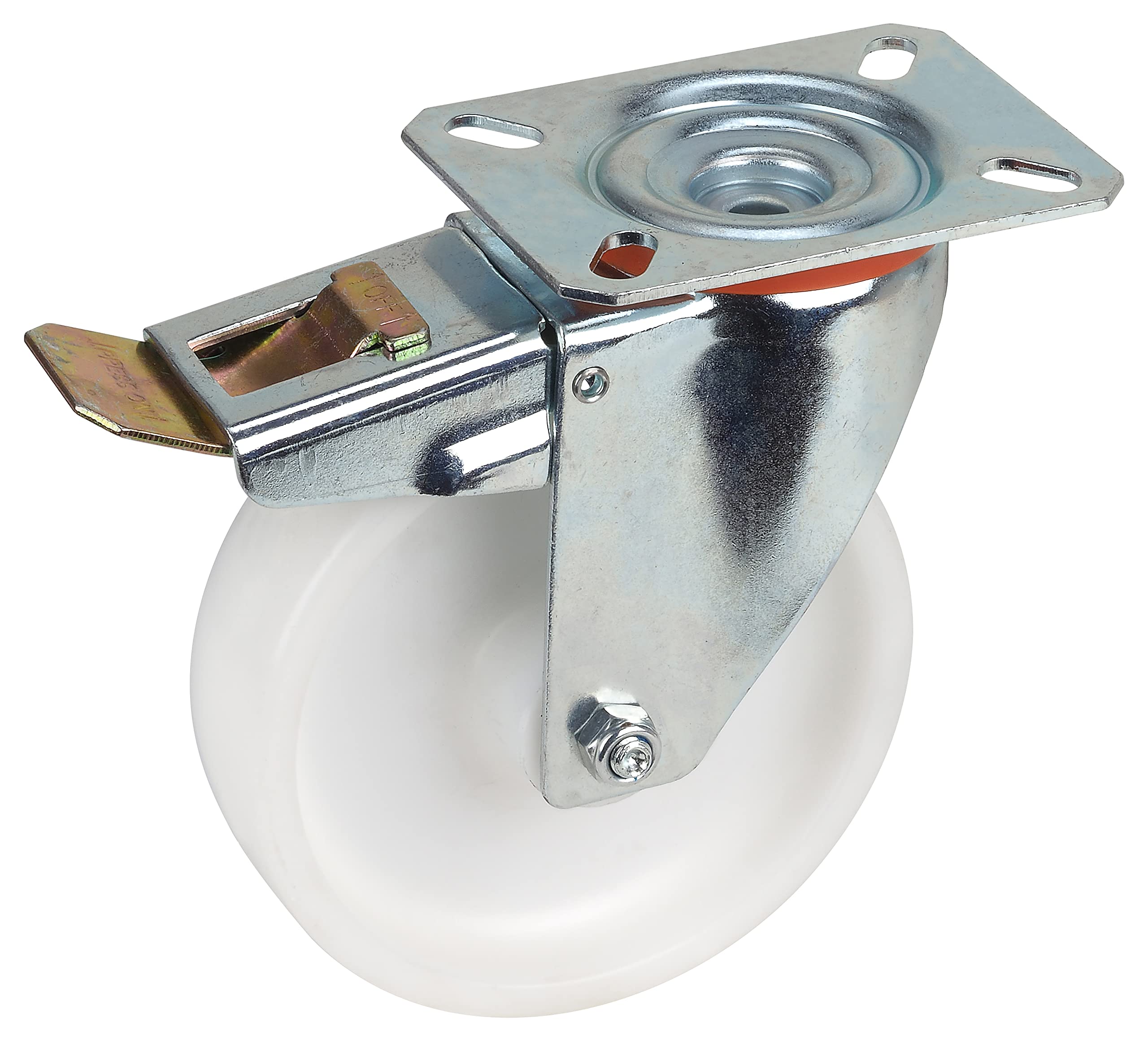 Dörner + Helmer Ruedas Giratorias 125 mm Polipropileno Placa 100x85 mm Carga 600 kg Set