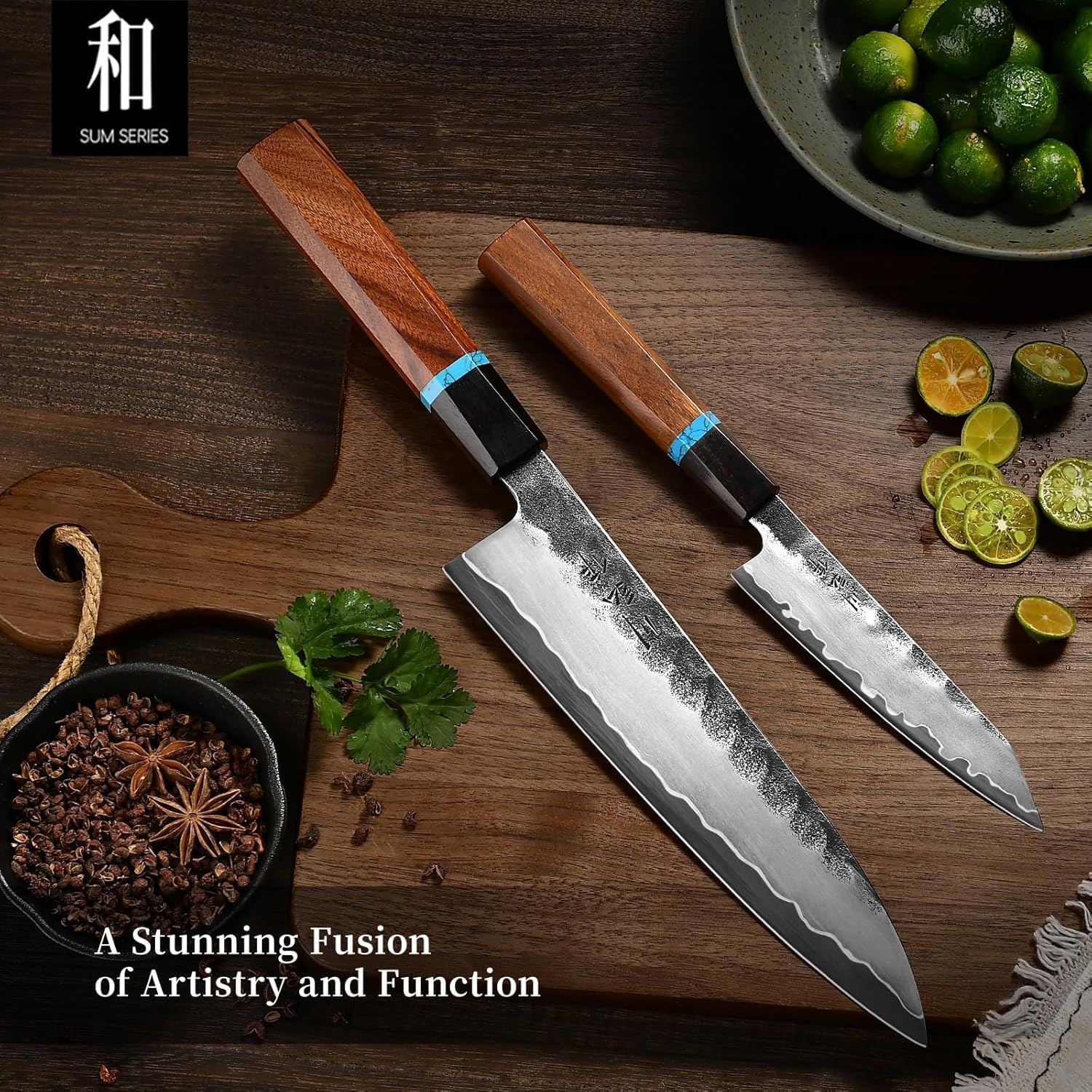 KAWAHIRO 8.27 Inch Japanese Chef Knife, Hand-Forged VG10 for Precise Cuts — Amazon image 9
