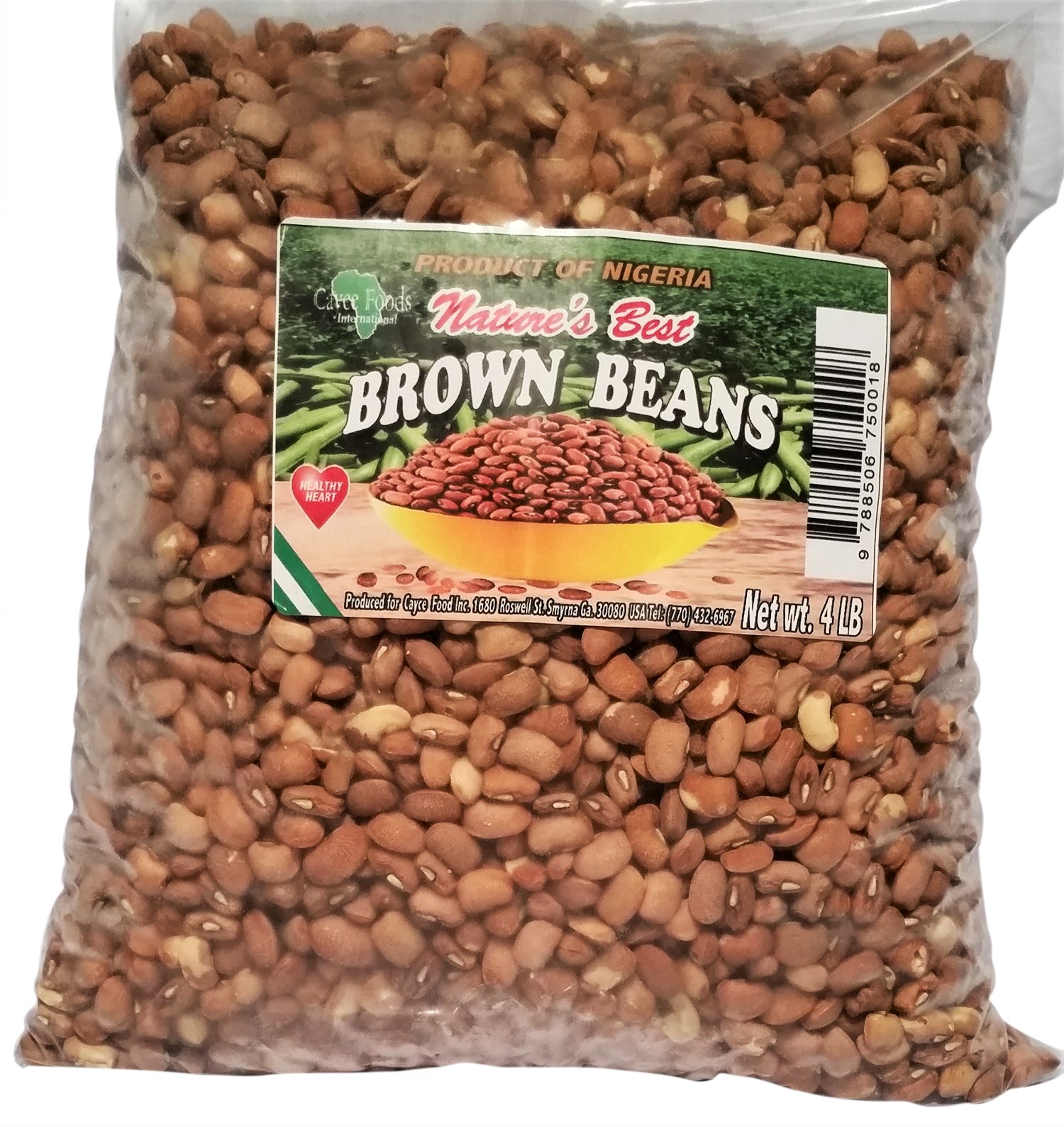 W. African Brown Beans by Nature’s Best 4 lbs
