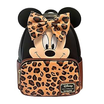 Disney×Loungefly ミニーショルダーバッグ Amazon | Loungefly 限定 ディズニー ミニーマウス ヒョウ柄
